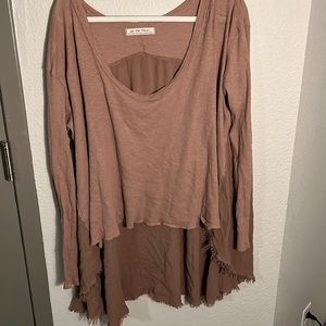 Free People off the shoulder shirt size XL